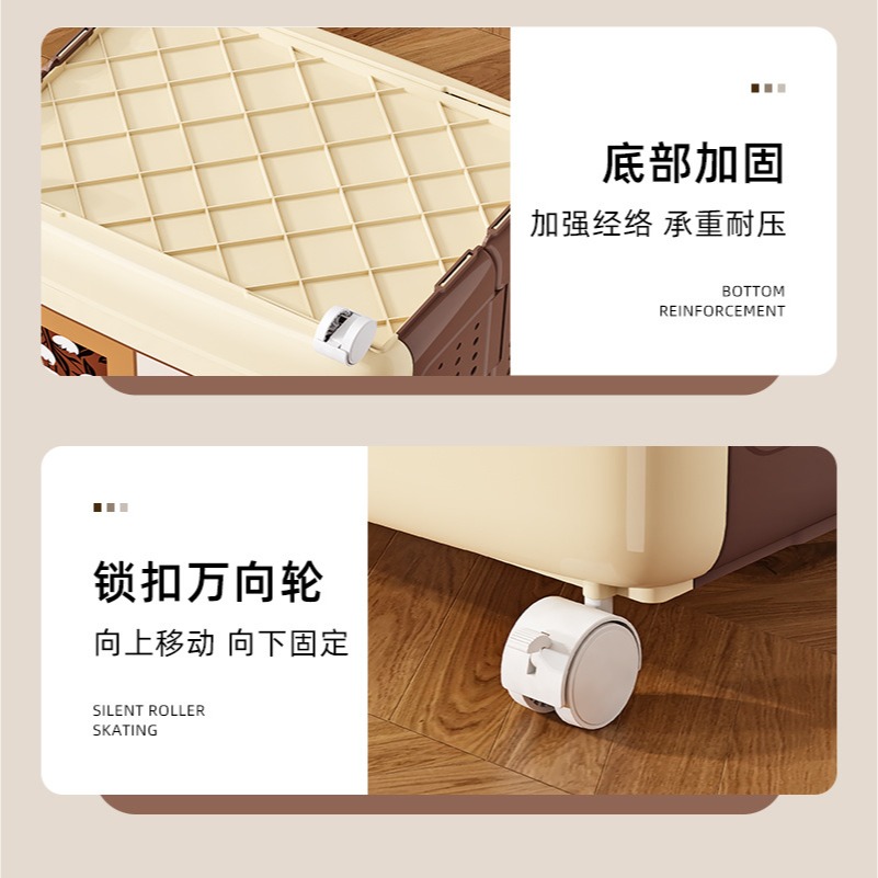 預購款C156/ 家用可折疊浴室髒衣籃 中式復古大容量兒童間玩具收納筐-細節圖8