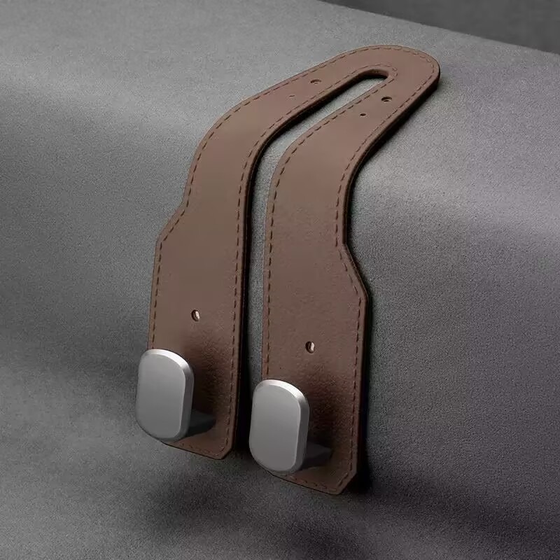 預購款C161/汽車掛鉤翻毛皮車載座椅背車內裝後靠背多功能前椅掛鉤-規格圖6