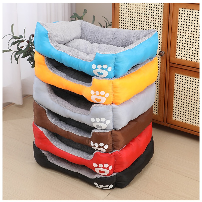 預購款C331/糖果色寵物保暖貓狗窩/A23-腳印糖果窩-細節圖3