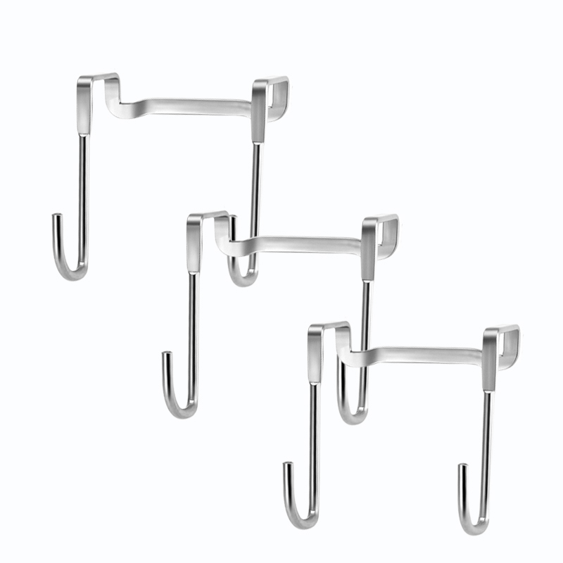 【台灣出貨】 門後掛勾 門片雙掛勾 包包收納掛勾 廚房掛勾 浴室掛勾 雙S掛勾 門背式櫥櫃門掛勾 廚房收納 開立發票-細節圖2