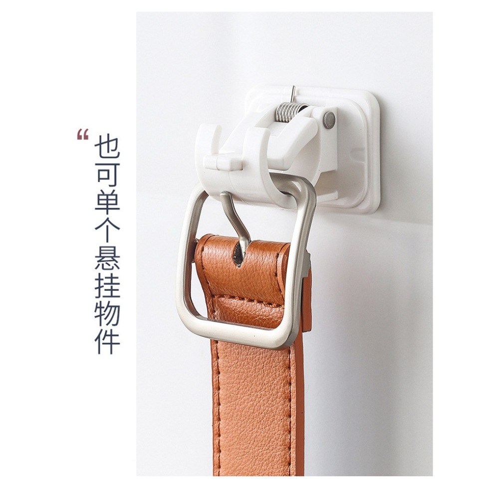 【台灣出貨】 窗簾桿固定夾 門簾桿固定夾 浴簾桿掛架 自黏式窗簾桿夾 圓桿夾 免打孔夾子 伸縮桿固定夾 2入裝 開立發票-細節圖5