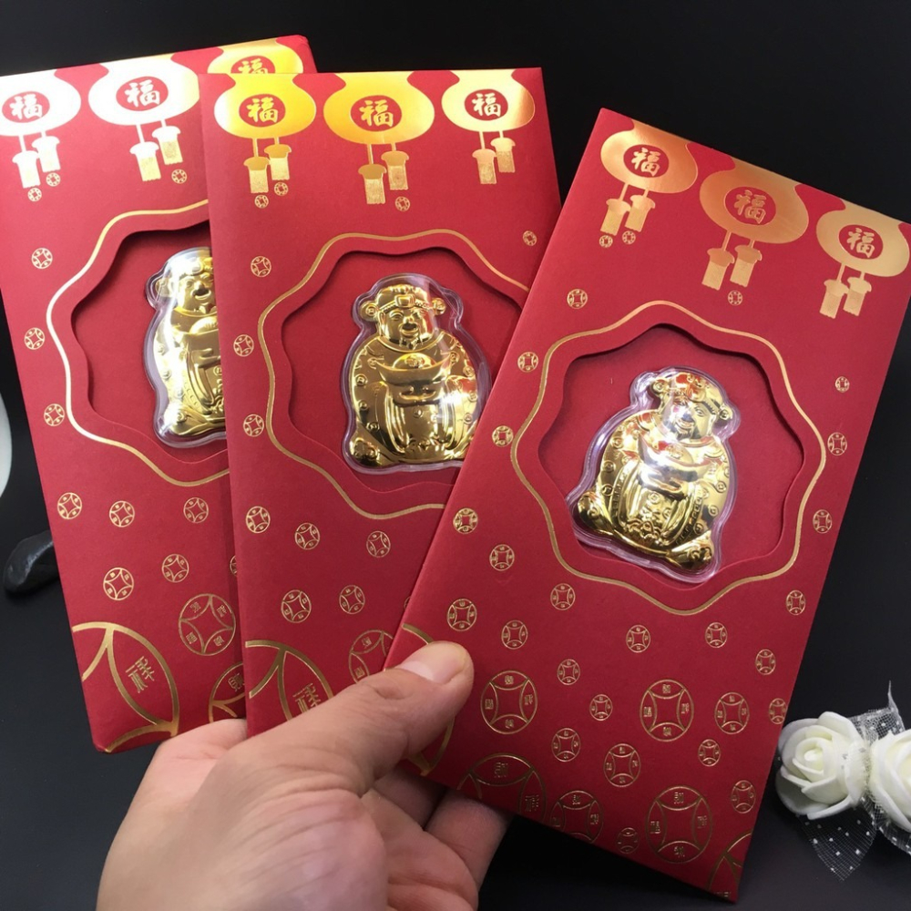 【台灣出貨】財神爺金幣 開運 財神爺紅包 春節 小禮品 金箔金幣 金財神紅包 新年賀歲 開運紅包 壓歲紅包-細節圖5