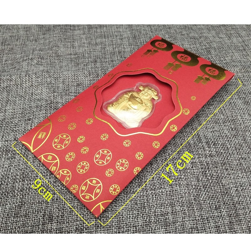 【台灣出貨】財神爺金幣 開運 財神爺紅包 春節 小禮品 金箔金幣 金財神紅包 新年賀歲 開運紅包 壓歲紅包-細節圖7