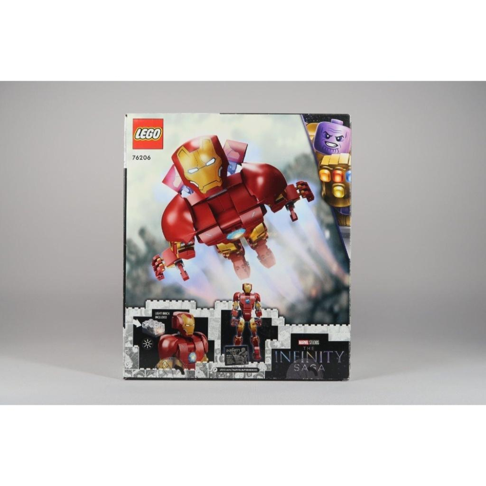 有泰積木高雄實體倉庫LEGO 76206 Iron Man Figure 漫威英雄-細節圖4