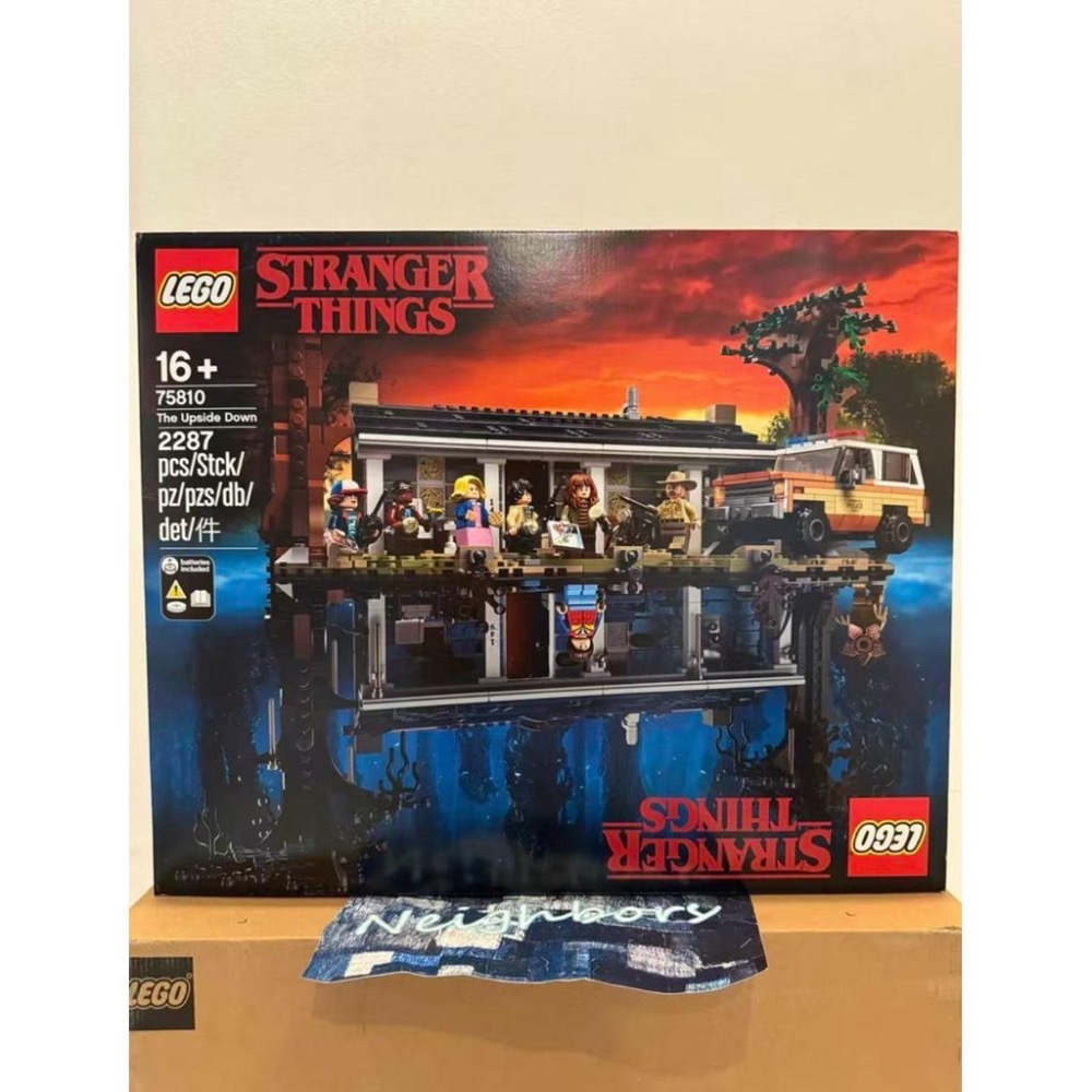 絕版大量現貨有泰積木LEGO 75810 Netflix《怪奇物語》顛倒世界 The Upside Down 完美詮釋-細節圖2