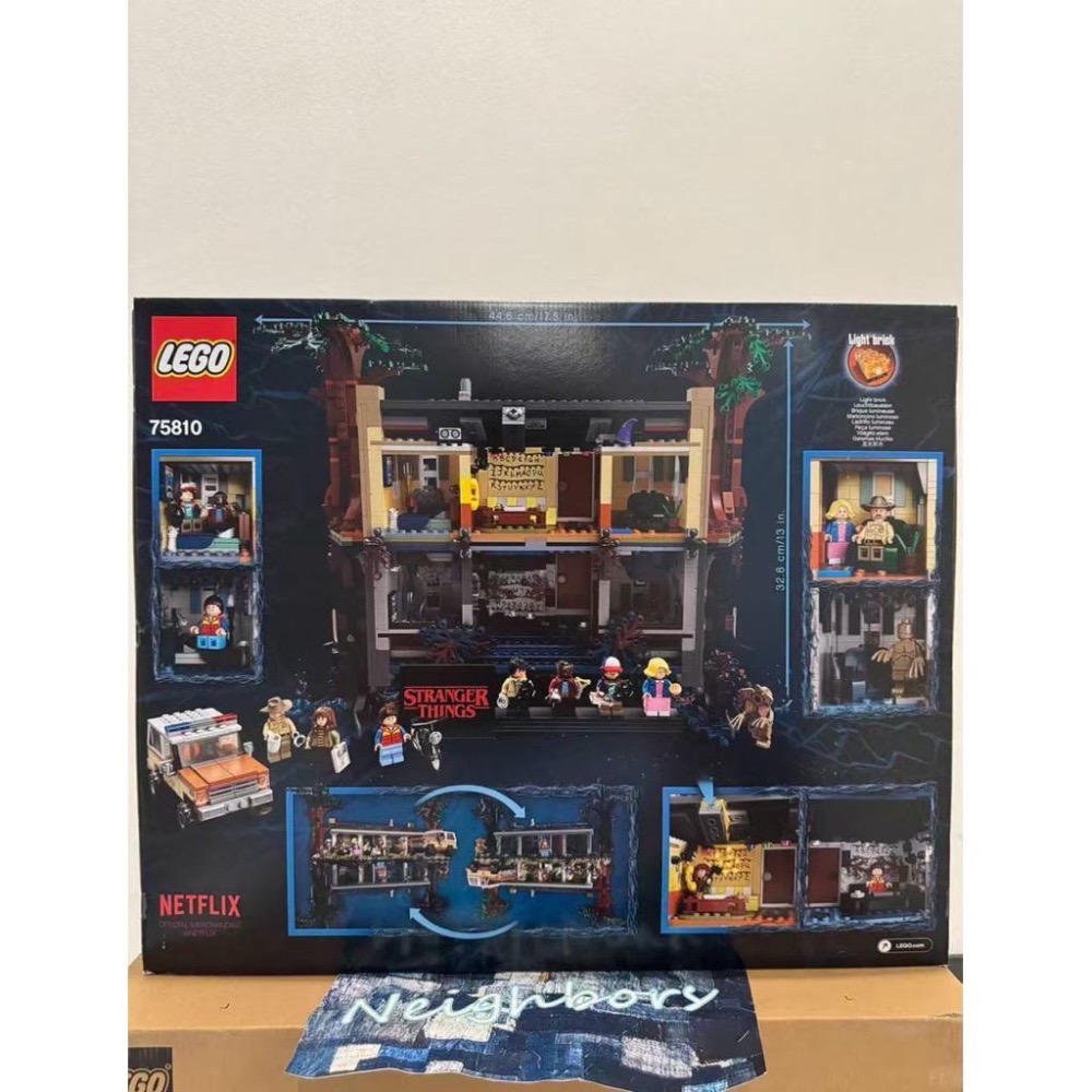 絕版大量現貨有泰積木LEGO 75810 Netflix《怪奇物語》顛倒世界 The Upside Down 完美詮釋-細節圖3