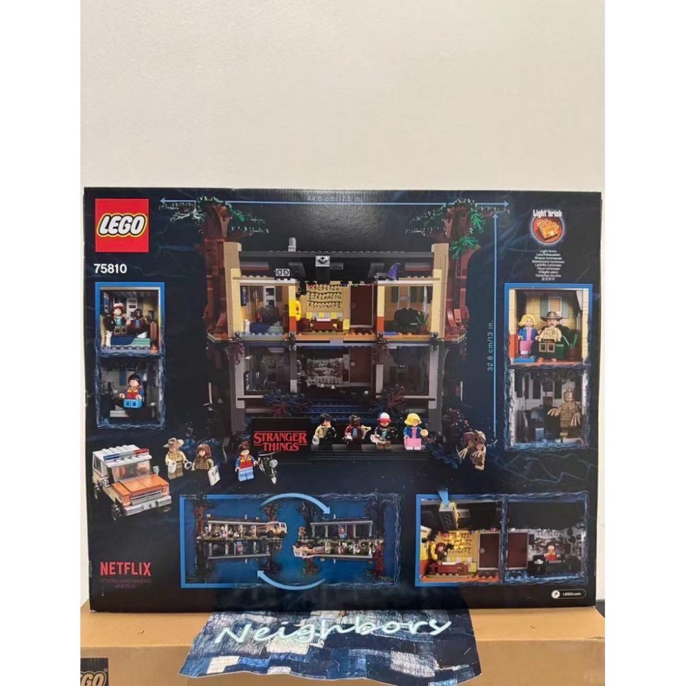 絕版大量現貨有泰積木LEGO 75810 Netflix《怪奇物語》顛倒世界 The Upside Down 完美詮釋-細節圖3