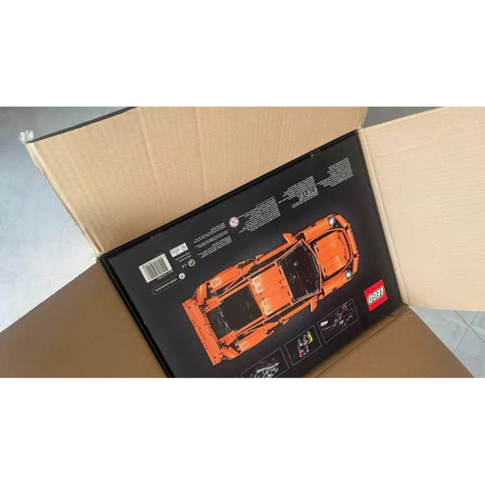 有泰積木高雄實體倉庫保時捷 42056 911 GT3 RS 組裝模型 2758PCS現貨-細節圖2