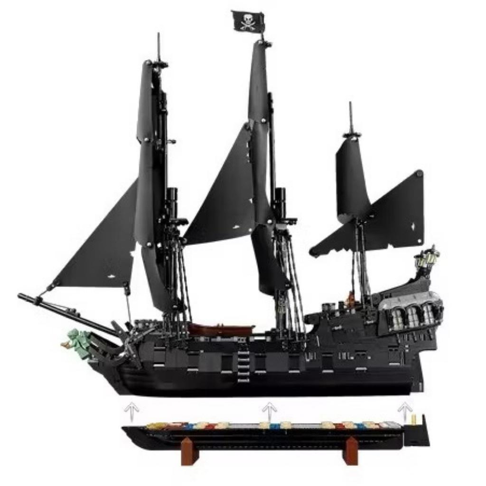 有泰積木高雄實體倉庫LEGO 10365 黑珍珠 史傑克船長的海盜船 樂高® Icons-細節圖5
