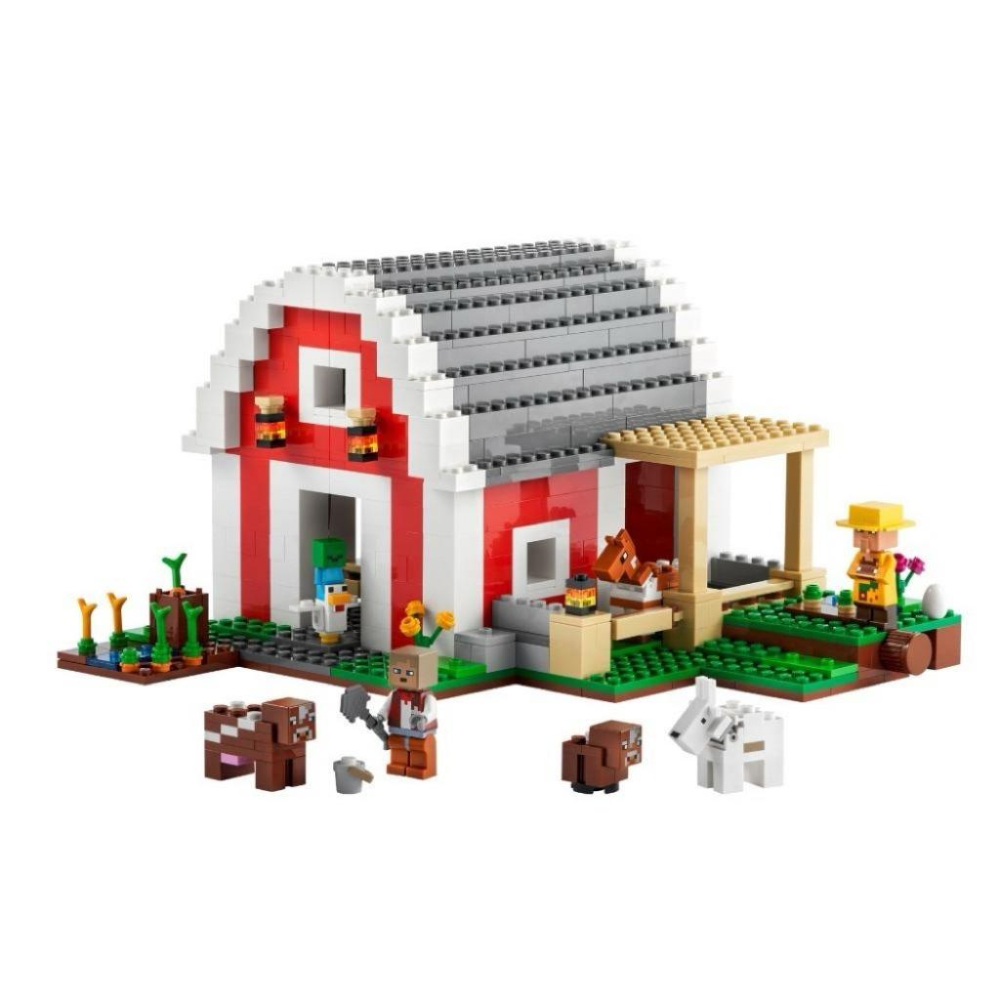 有泰積木高雄實體倉庫全新 樂高 LEGO 21187 Minecraft 紅色穀倉 The Red Barn-細節圖4