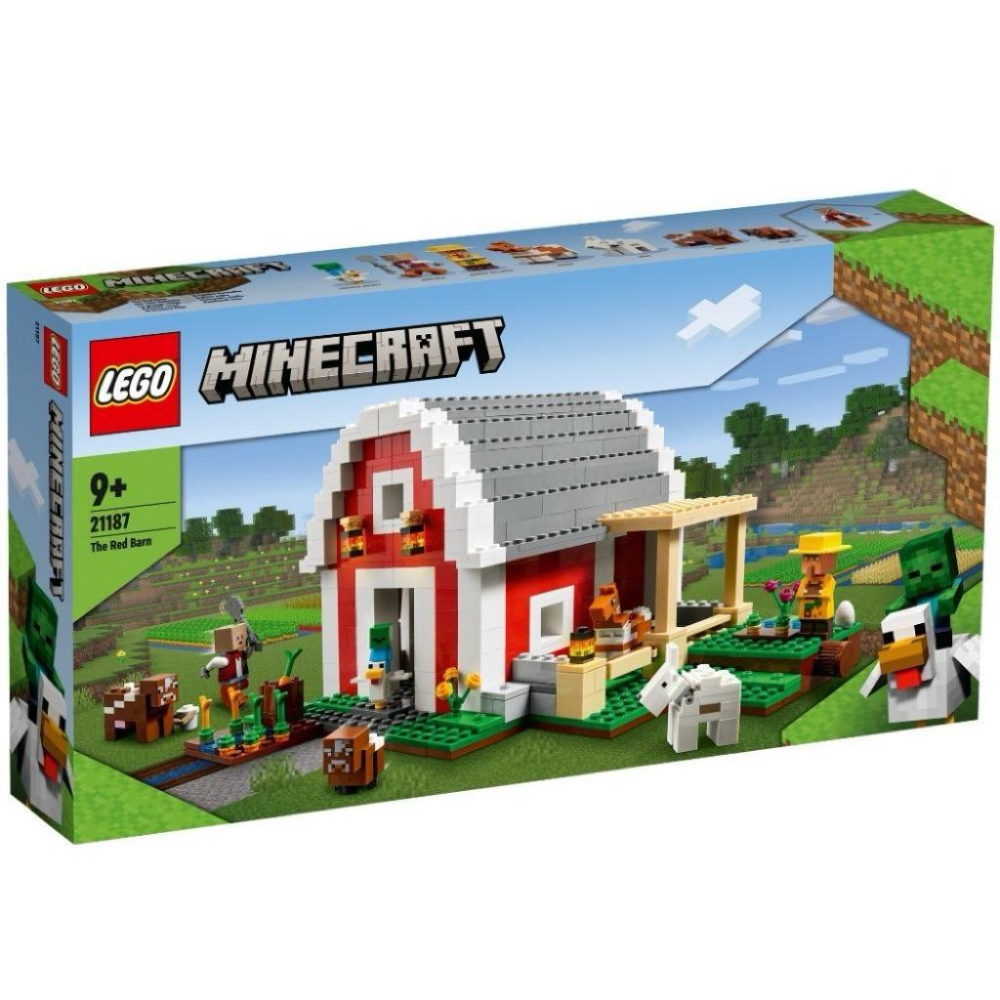 有泰積木高雄實體倉庫全新 樂高 LEGO 21187 Minecraft 紅色穀倉 The Red Barn-細節圖5
