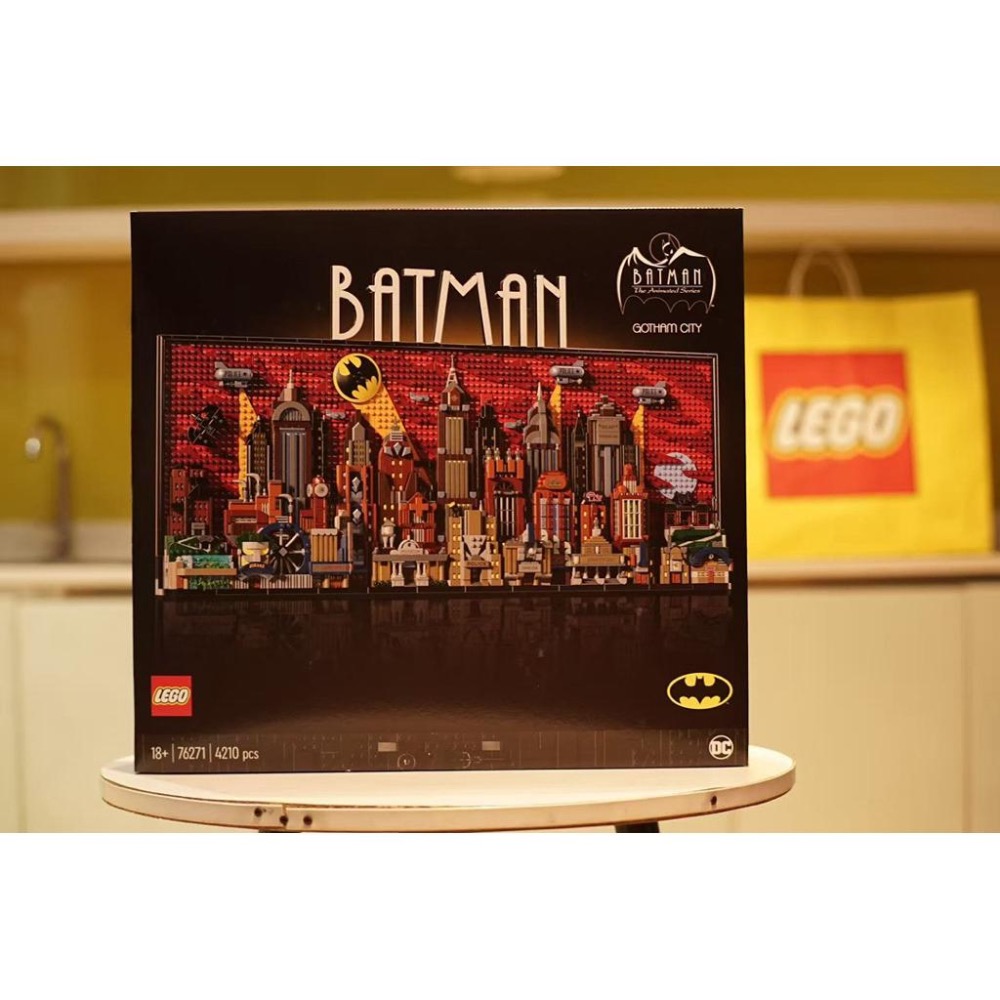 有泰積木高雄實體倉庫LEGO 樂高 76271 蝙蝠俠 正宗動畫版 哥譚市 超4200片 男孩女孩拼搭積木玩具-細節圖2