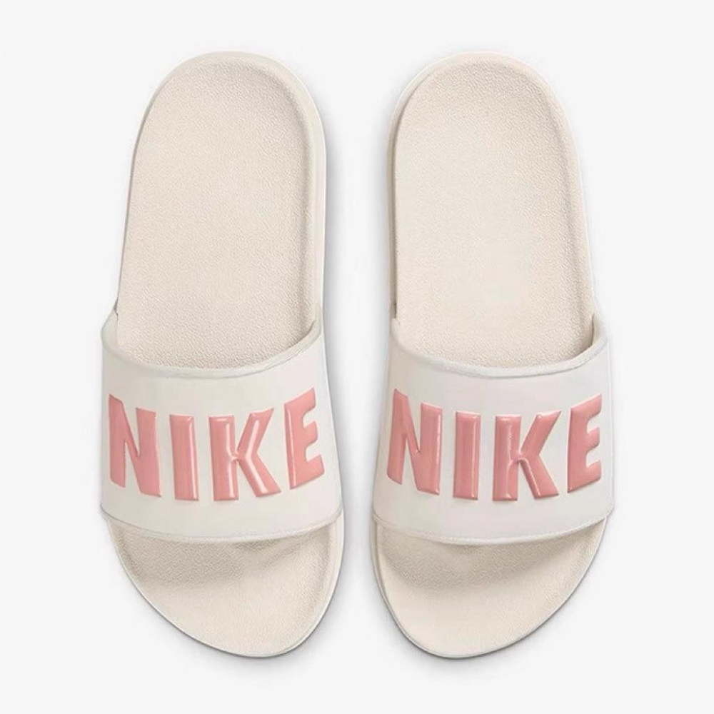 有泰）NIKE OFFCOURT 軟底 拖鞋 情侶款 BQ4639 BQ4632 黑 白 粉 男女鞋-細節圖2