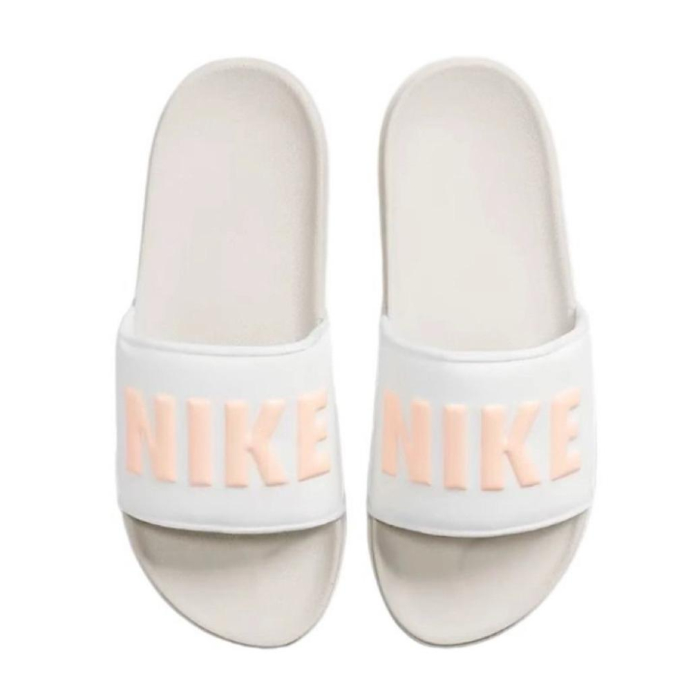 有泰）NIKE OFFCOURT 軟底 拖鞋 情侶款 BQ4639 BQ4632 黑 白 粉 男女鞋-細節圖3