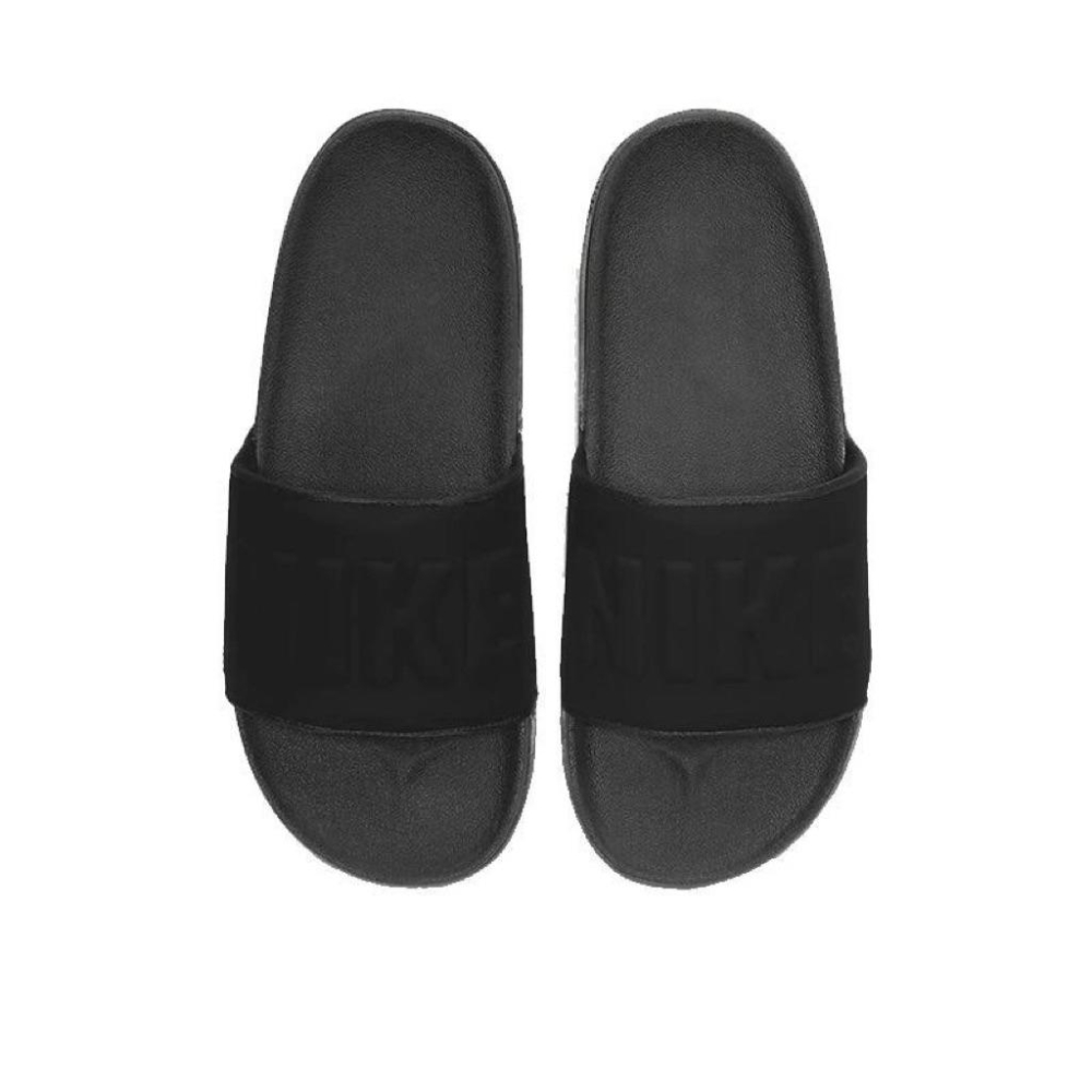 有泰）NIKE OFFCOURT 軟底 拖鞋 情侶款 BQ4639 BQ4632 黑 白 粉 男女鞋-細節圖4