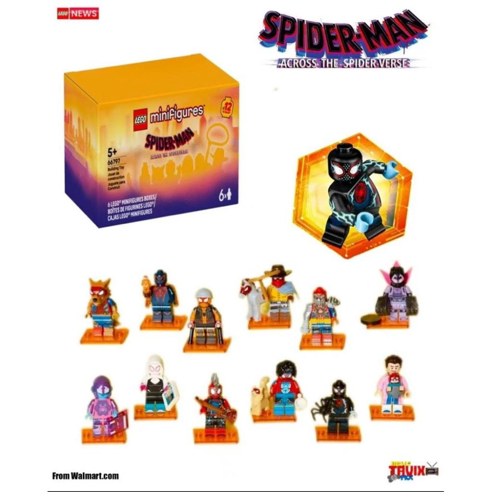 LEGO 71050 蜘蛛人：穿越新宇宙 人偶抽抽盒 樂高® Minifigures-細節圖3