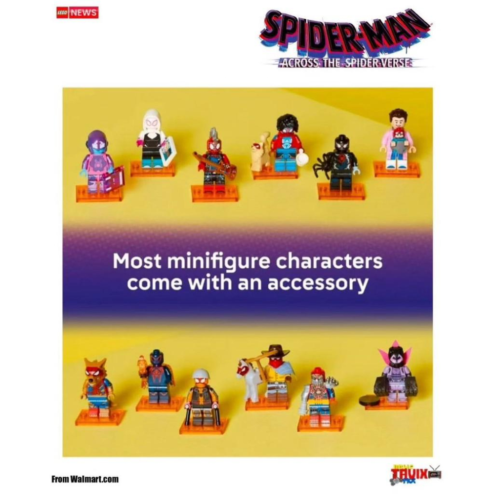 LEGO 71050 蜘蛛人：穿越新宇宙 人偶抽抽盒 樂高® Minifigures-細節圖4