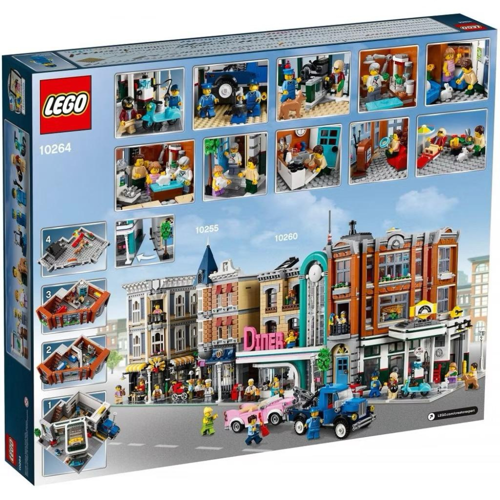 有泰積木高雄實體倉庫LEGO 10264 - 樂高 Creator 轉角修車廠街景系列-細節圖3