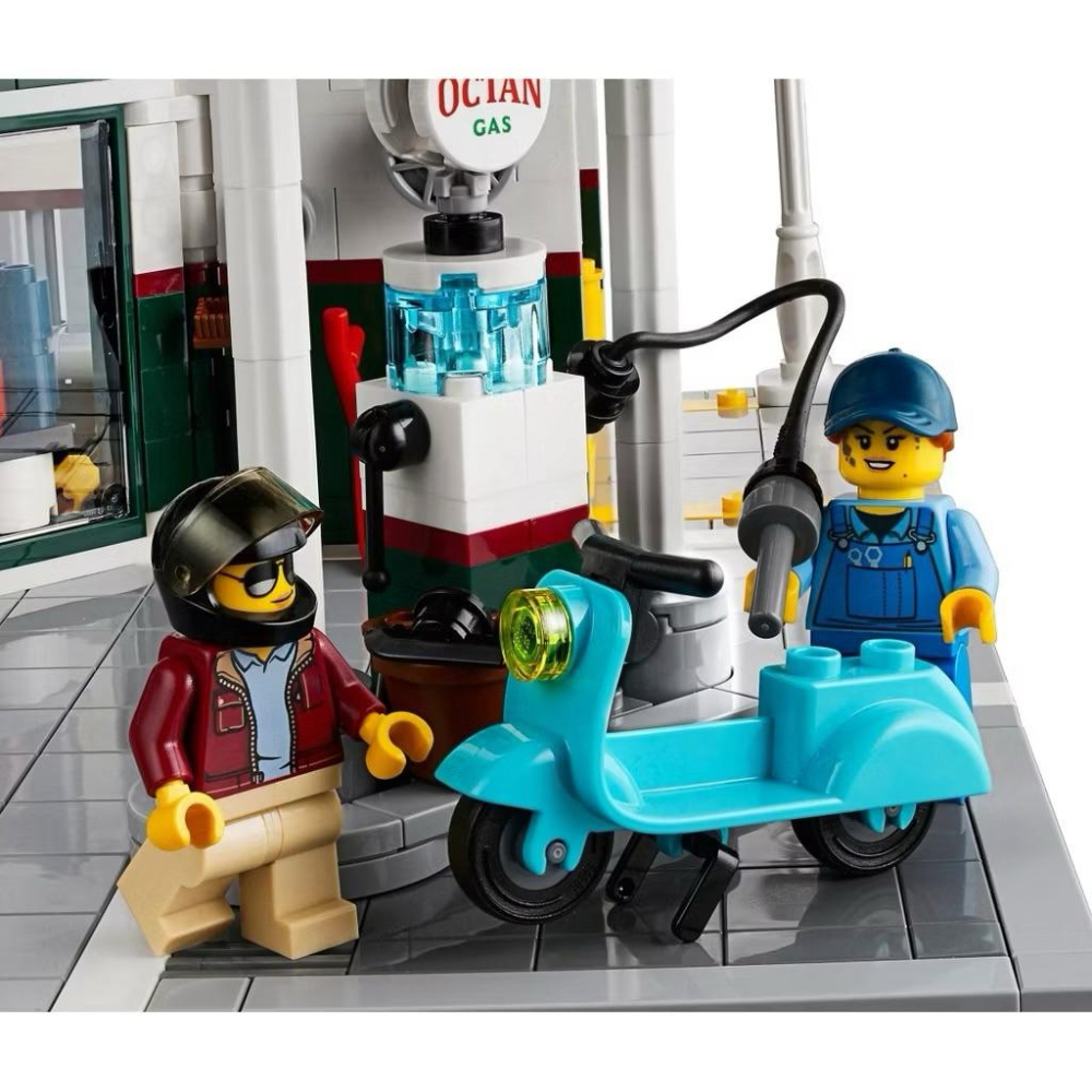 有泰積木高雄實體倉庫LEGO 10264 - 樂高 Creator 轉角修車廠街景系列-細節圖4