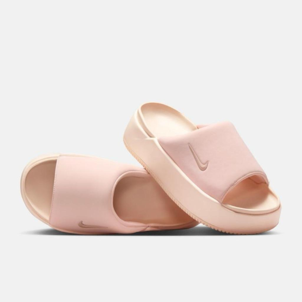 有泰NIKE W CALM  ELEVATION 軟底 厚底 拖鞋 涼鞋 HJ5601-100 白 600 珊瑚 女鞋-細節圖6