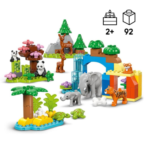 LEGO 樂高 得寶系列 10446 3 合 1 野生動物家庭(動物玩具 幼兒積木 兒童玩具 學習積木 禮物) - 有泰LEGO高雄樂高專賣店 ...