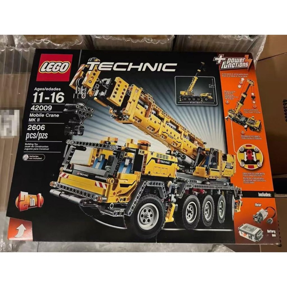 有泰積木LEGO 42009 TECHNIC科技系列遙控電動吊車 台灣樂高正品-細節圖2