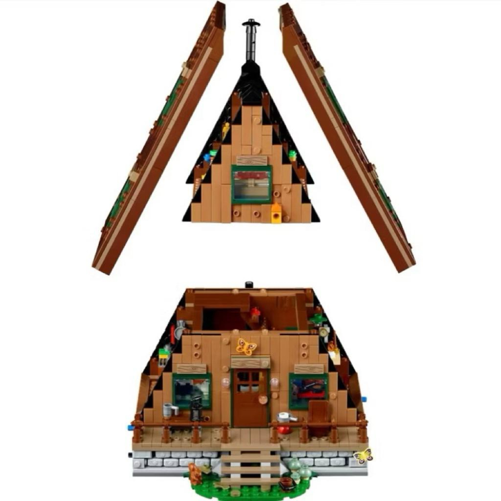 有泰積木高雄實體倉庫!! LEGO 21338 A字型小屋 ideas系列-細節圖4