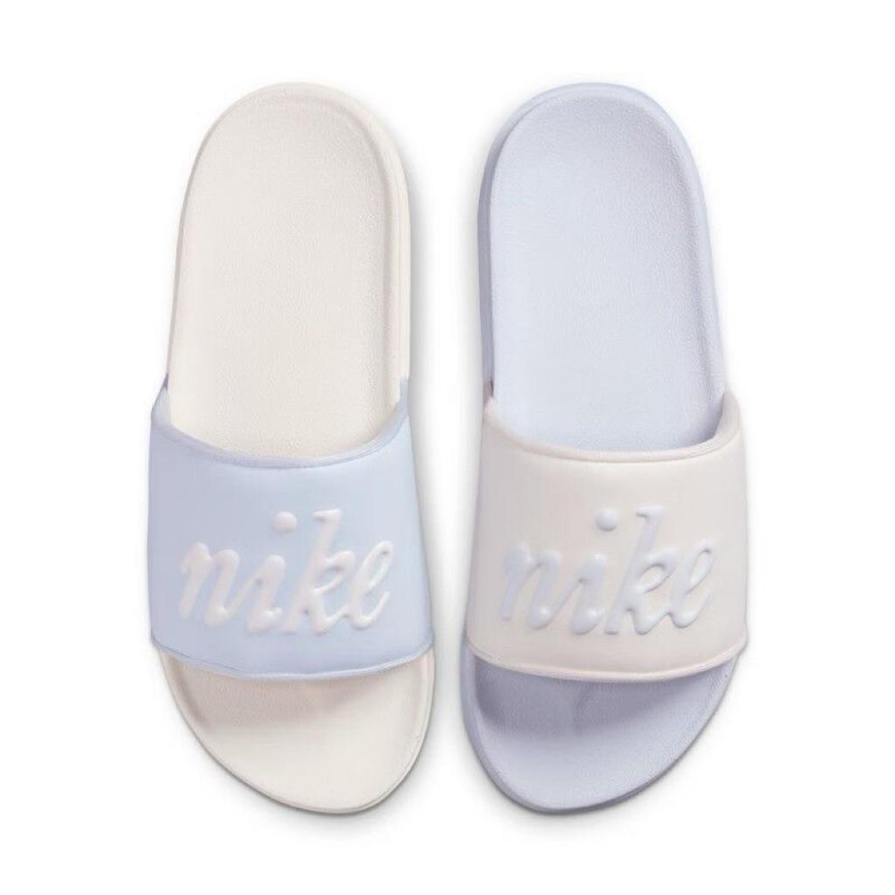 有泰正品Nike Offcourt 軟底情侶拖鞋黑，粉，紫，藍-細節圖3