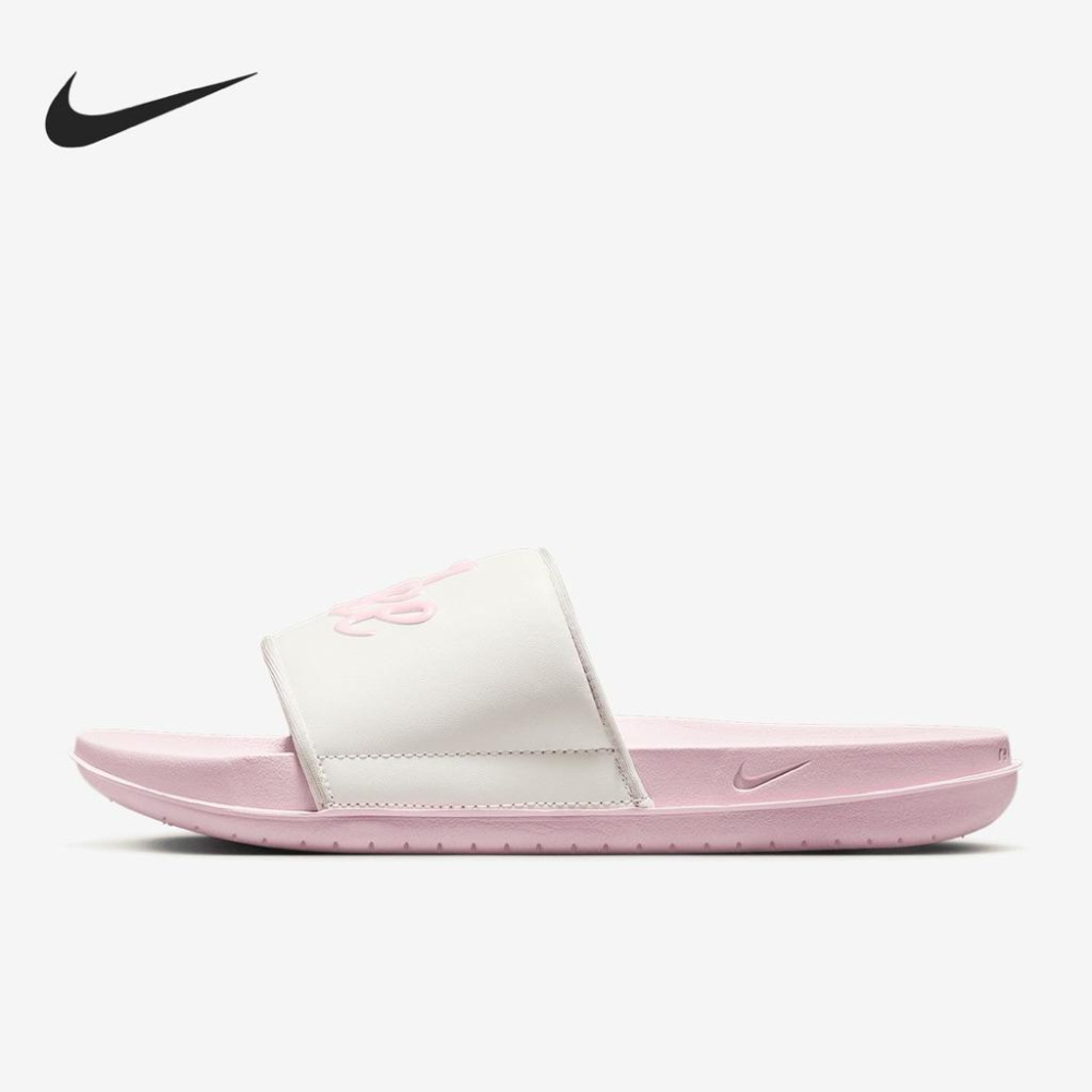 有泰正品Nike Offcourt 軟底情侶拖鞋黑，粉，紫，藍-細節圖5