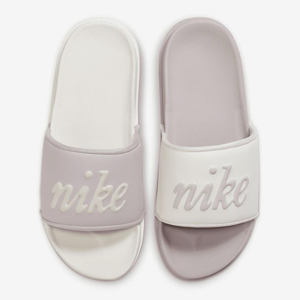 有泰正品Nike Offcourt 軟底情侶拖鞋黑，粉，紫，藍-細節圖8