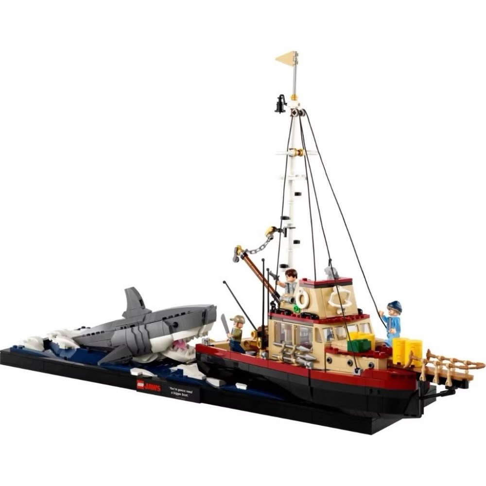 有泰積木LEGO 21350 大白鯊 Jaws 樂高® Ideas系列 樂高盒組-細節圖4