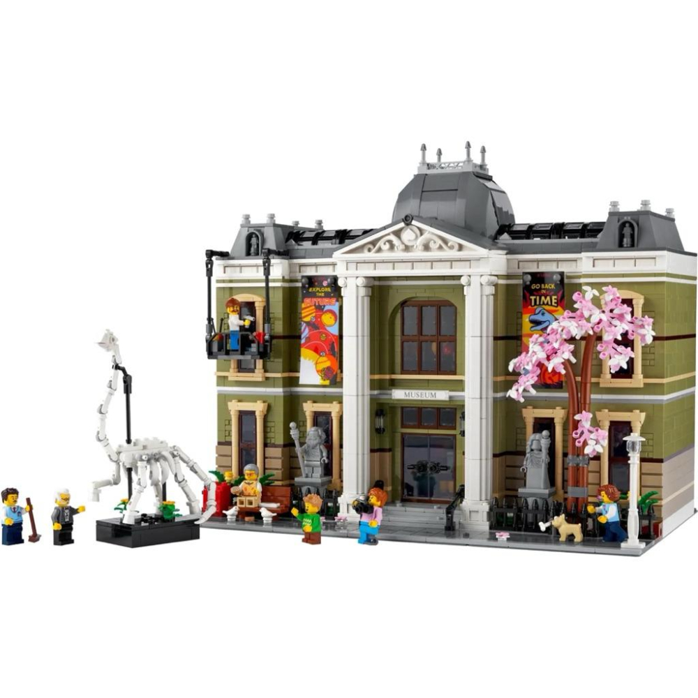 有泰積木高雄實體倉庫LEGO 10326 自然歷史博物館 樂高 街景 ICONS系列樂高盒組-細節圖6