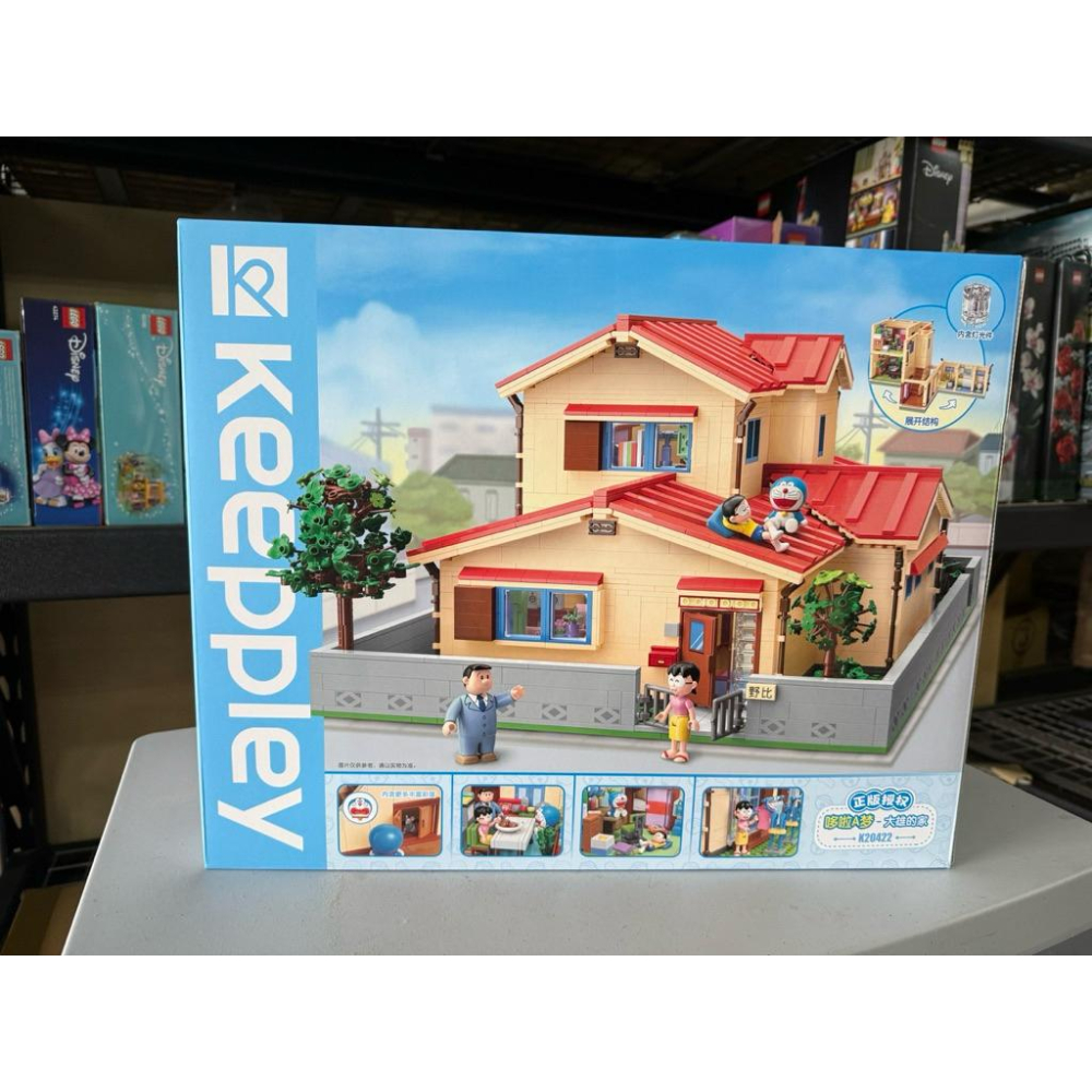 有泰積木QMAN 啟蒙積木 Keeppley 哆啦A夢 野比大雄的家 QM30667-細節圖2