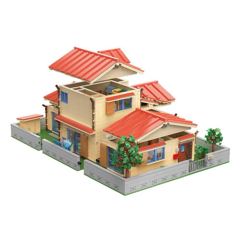 有泰積木QMAN 啟蒙積木 Keeppley 哆啦A夢 野比大雄的家 QM30667-細節圖5