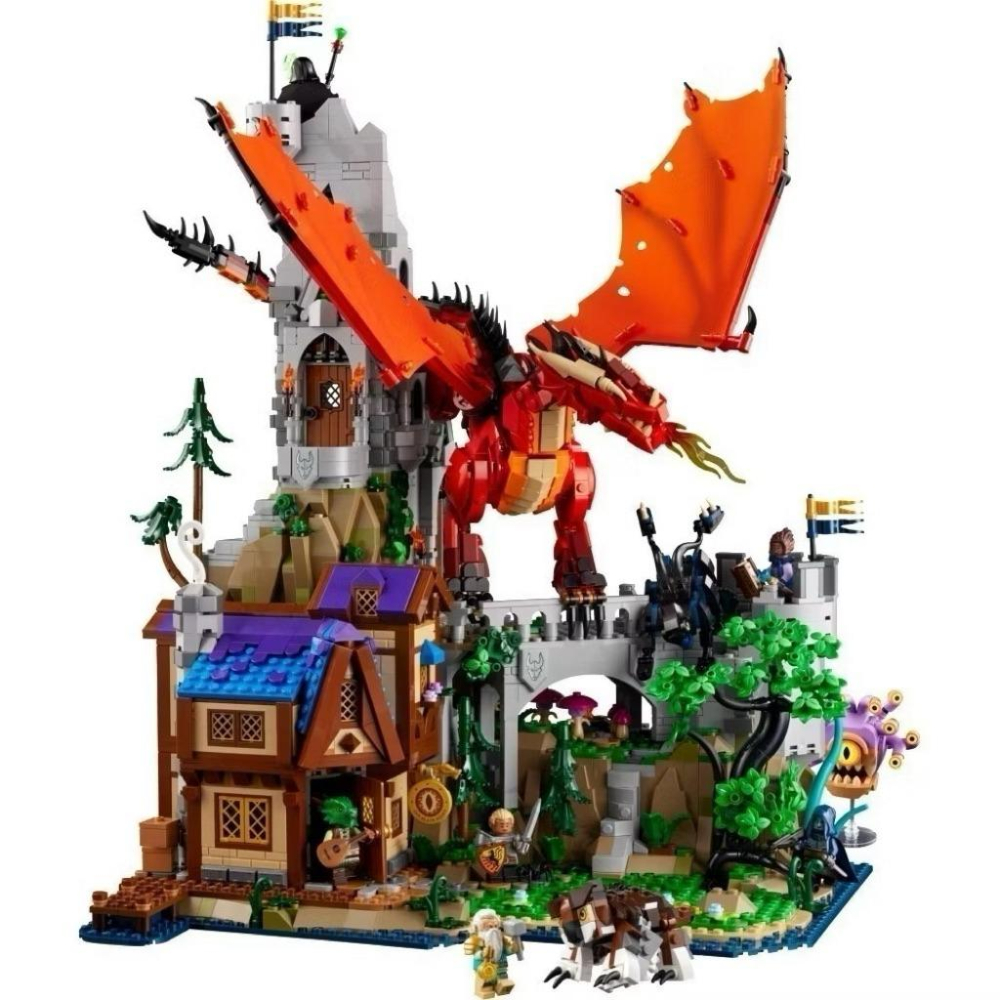 有泰積木【LEGO樂高】Ideas 21348 龍與地下城：紅龍傳奇(Dungeons & Dragons 居家擺設)-細節圖3