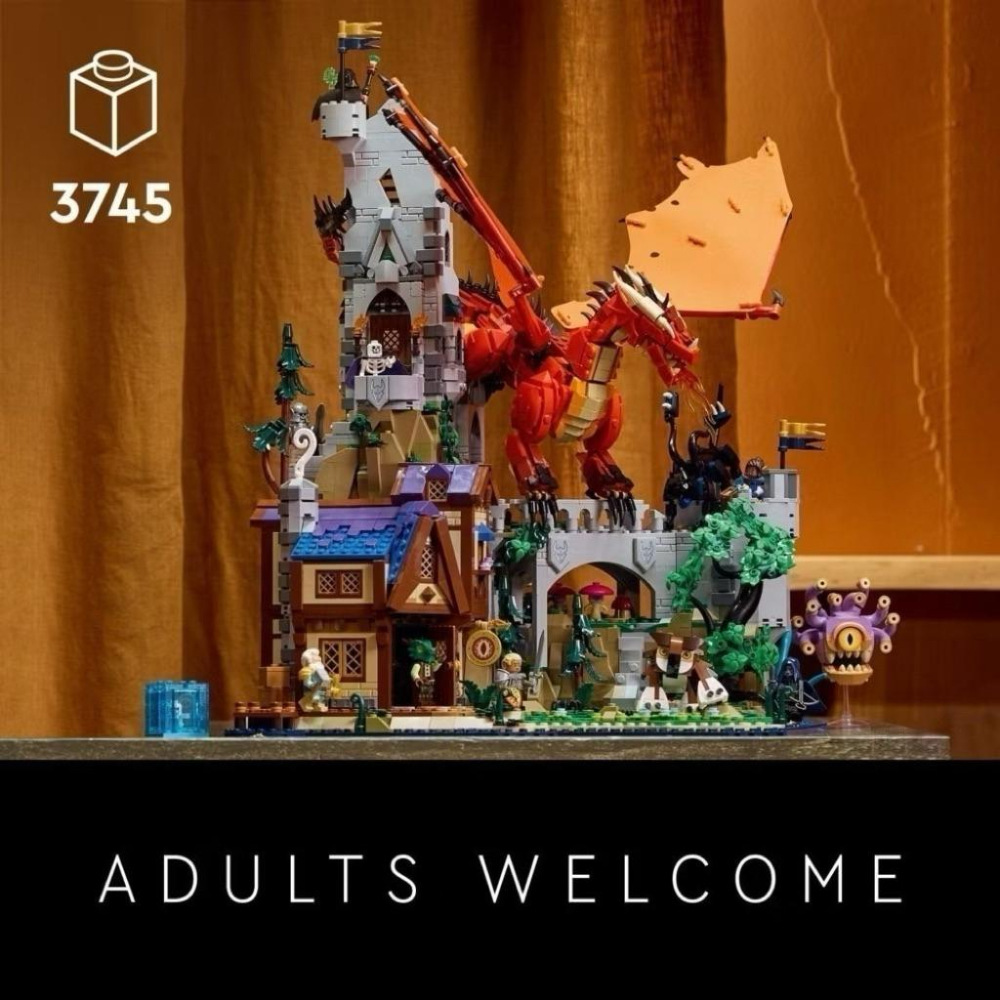有泰積木【LEGO樂高】Ideas 21348 龍與地下城：紅龍傳奇(Dungeons & Dragons 居家擺設)-細節圖5
