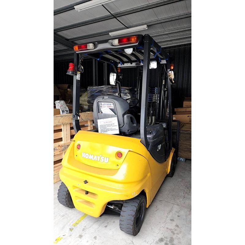 小松2 頓 電動堆高機 左右側移 三節4.5米高狀況好-細節圖2