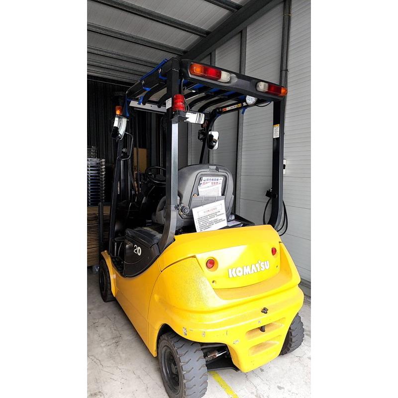 小松2 頓 電動堆高機 左右側移 三節4.5米高狀況好-細節圖3