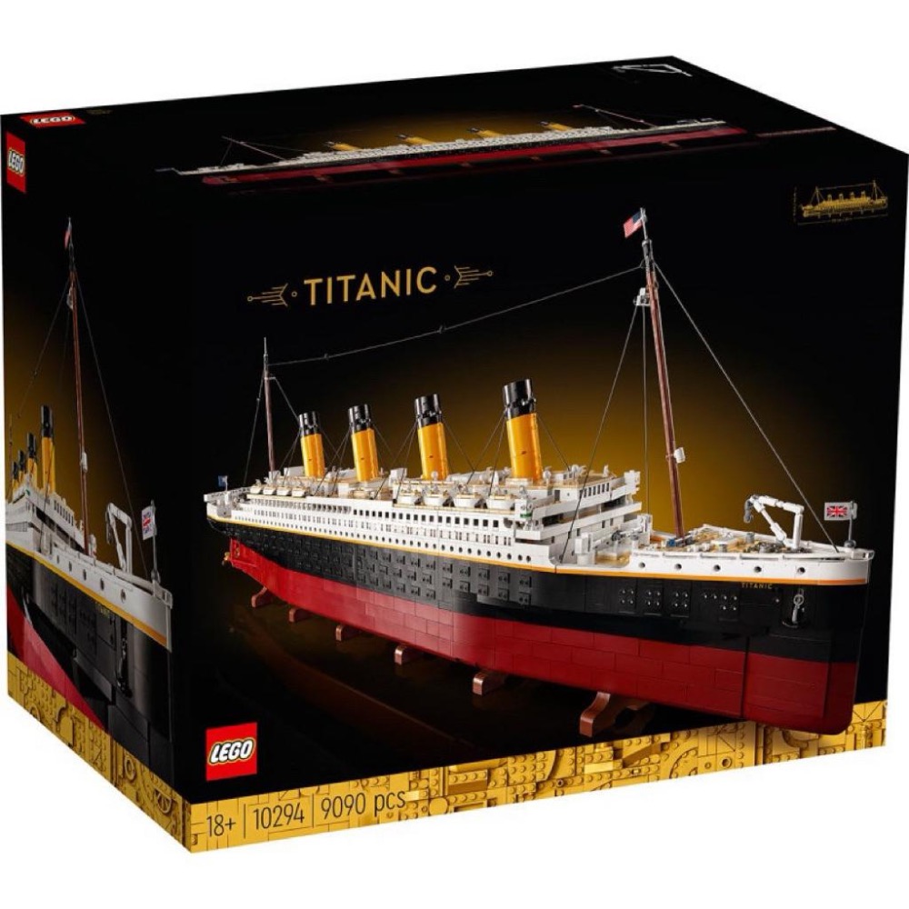 有泰積木有現貨就實拍LEGO 10294 鐵達尼號 Titanic 創意系列樂高盒組-細節圖4