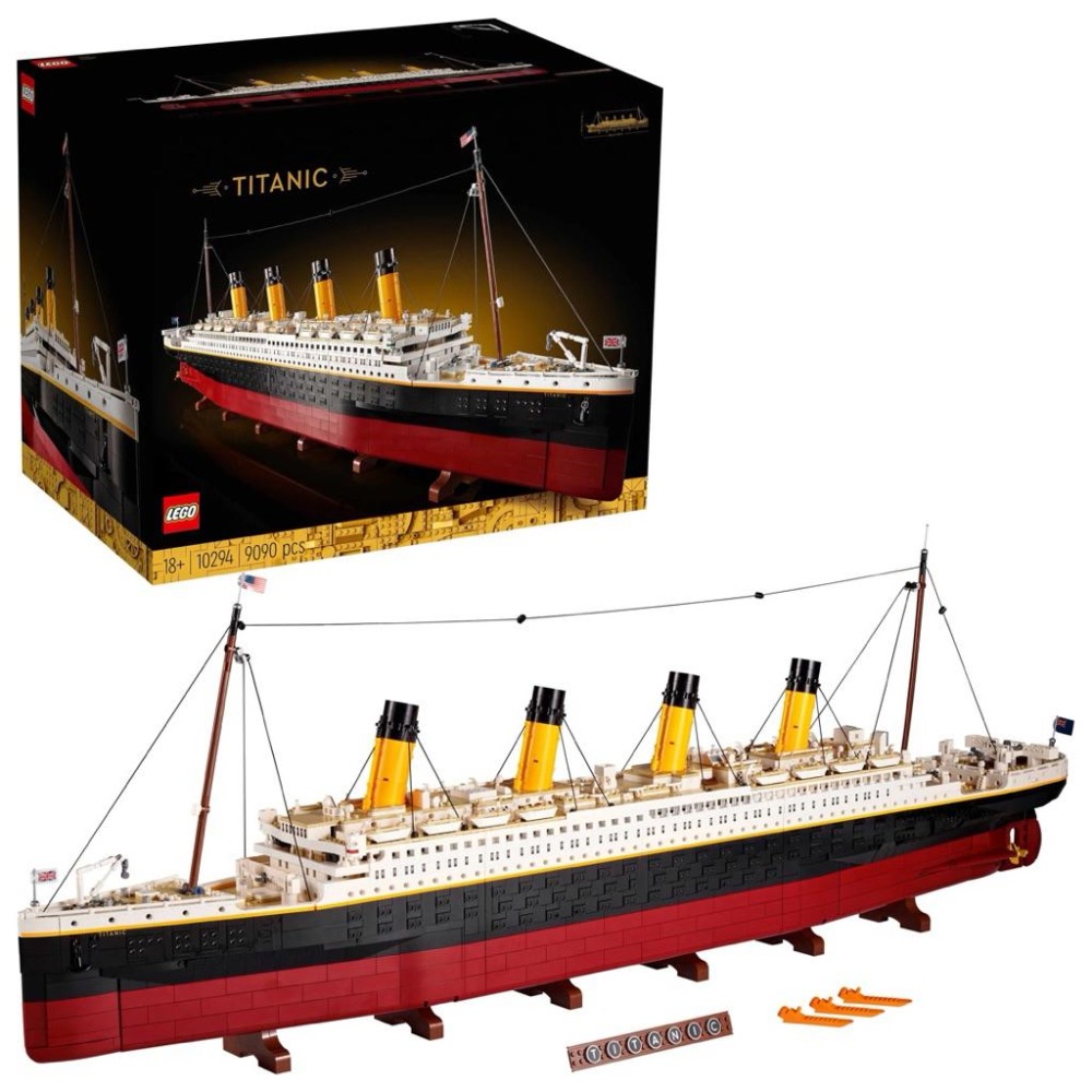 有泰積木有現貨就實拍LEGO 10294 鐵達尼號 Titanic 創意系列樂高盒組-細節圖5