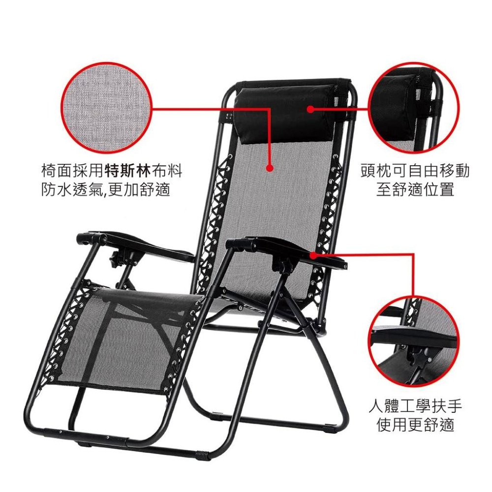 台灣大量有門市可看 透氣休閒躺椅、休閒躺椅、躺椅、折疊躺椅、摺疊椅、摺疊躺椅、收納躺椅、一次一張椅子工廠直售-細節圖6
