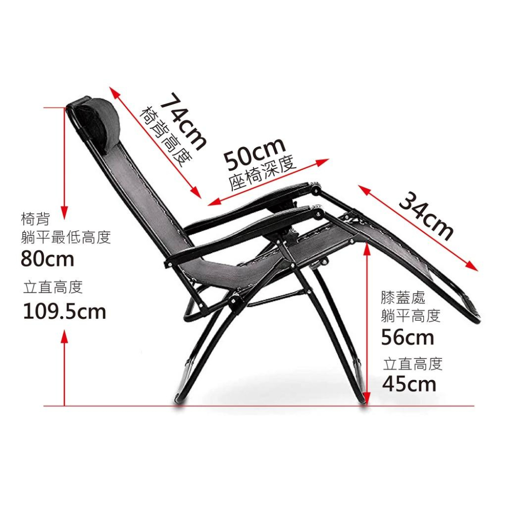 台灣大量有門市可看 透氣休閒躺椅、休閒躺椅、躺椅、折疊躺椅、摺疊椅、摺疊躺椅、收納躺椅、一次一張椅子工廠直售-細節圖7