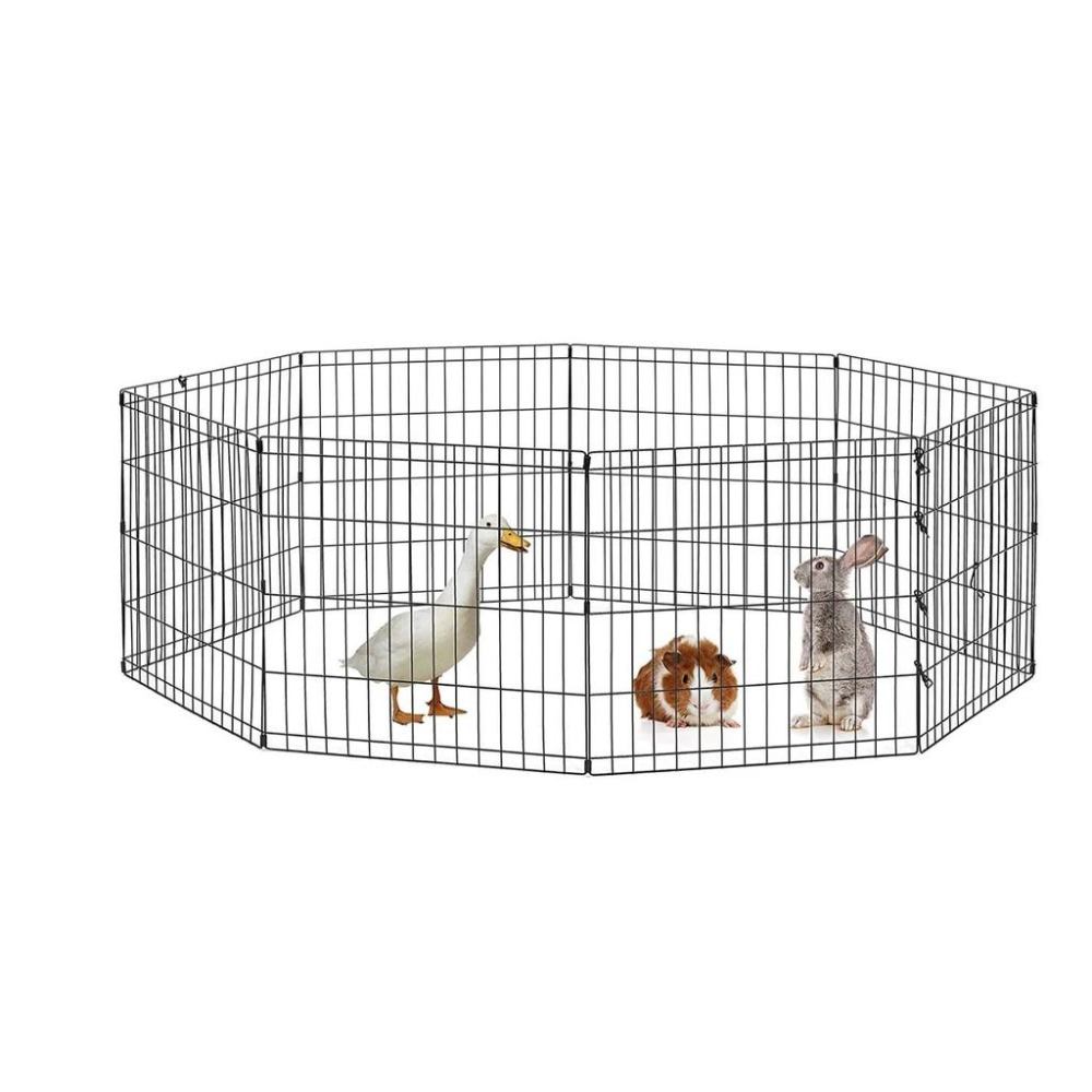 『有門市可看 』一組八片 寵物 金屬64X64 cm(強化型)靜電粉體烤漆組合式圍片/柵欄/圍欄/ 圍籬/圍欄-細節圖3