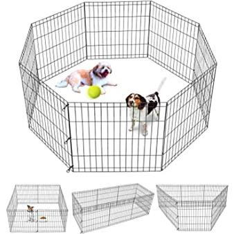 『有門市可看 』一組八片 寵物 金屬64X64 cm(強化型)靜電粉體烤漆組合式圍片/柵欄/圍欄/ 圍籬/圍欄-細節圖6