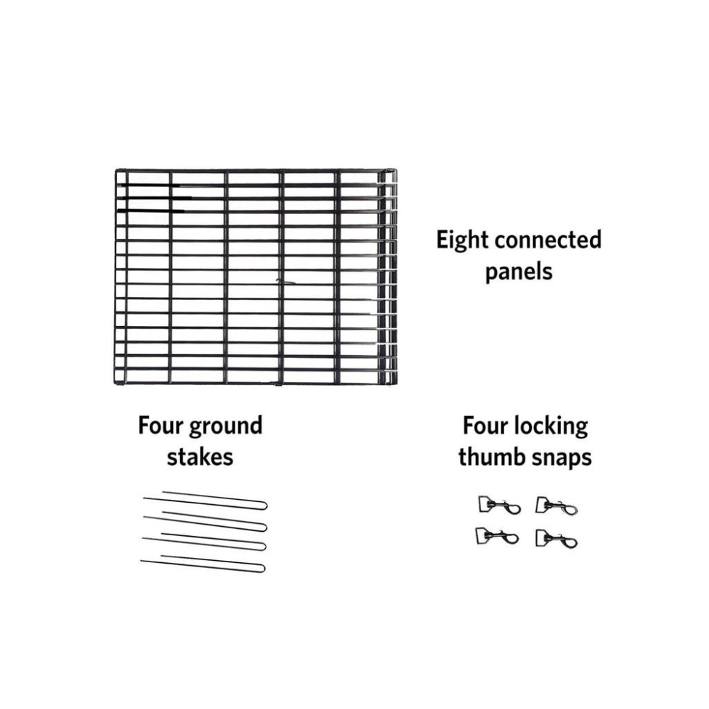 『有門市可看 』一組八片 寵物 金屬64X64 cm(強化型)靜電粉體烤漆組合式圍片/柵欄/圍欄/ 圍籬/圍欄-細節圖7