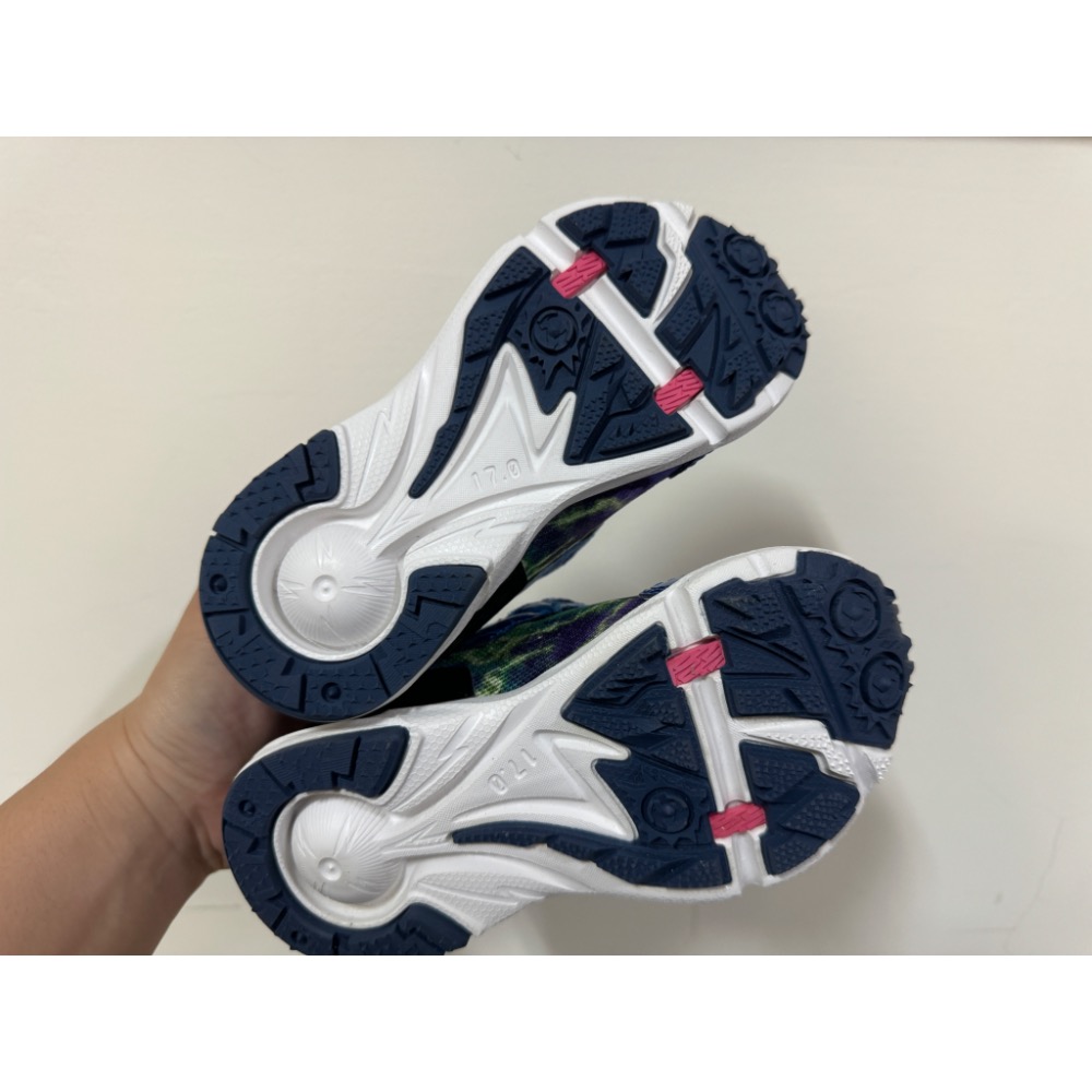 全新日本月星Moonstar 機能童鞋 男寶最愛 閃電競速 藍色 17cm-細節圖3