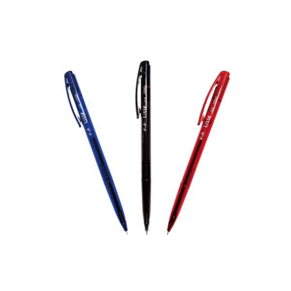 王華 OB-1206 自動中油筆 0.6mm 藍 紅 黑 50支 盒 整盒-細節圖2