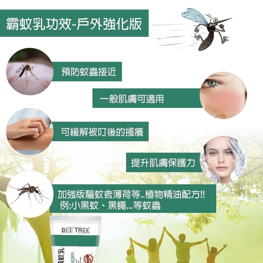 蜂樹霸蚊乳 25g 戶外強化版 舒敏呵護版 台灣正品 現貨不用等-細節圖3