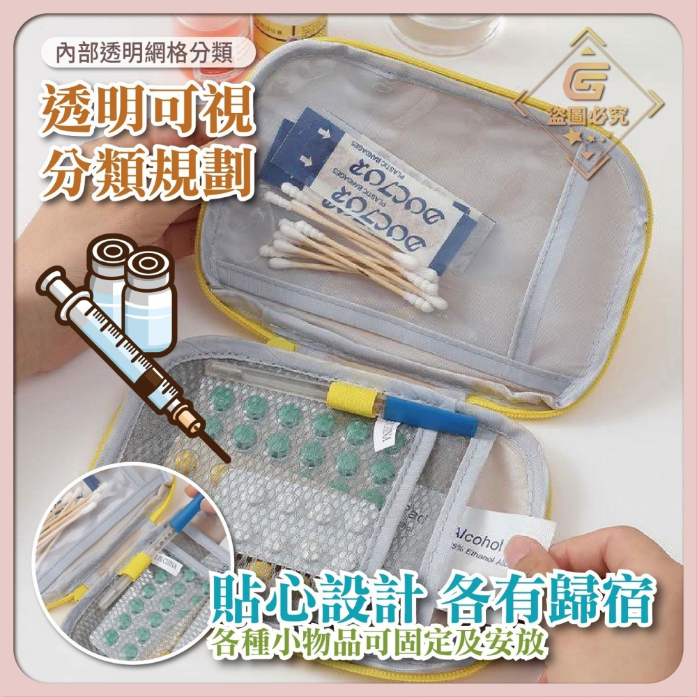 Mini急救醫藥收納包*2個-細節圖5
