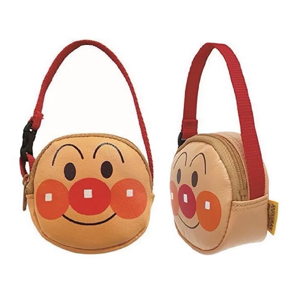 現貨✨日本🇯🇵麵包超人 細菌人 藍精靈 紅精靈 小零錢包 幼兒小拿包-細節圖2